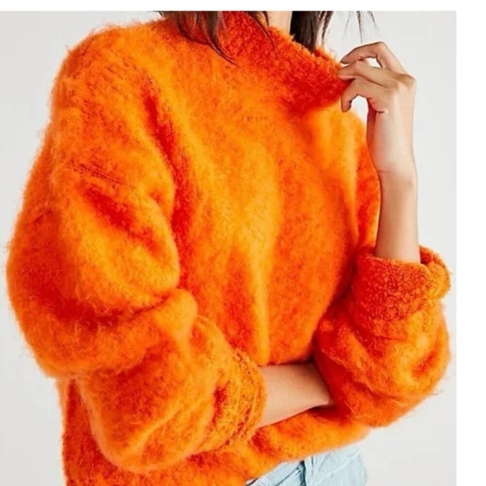 Like New-Free People Alpaca Fireside Cozy Turtleneck Sweater Size XS